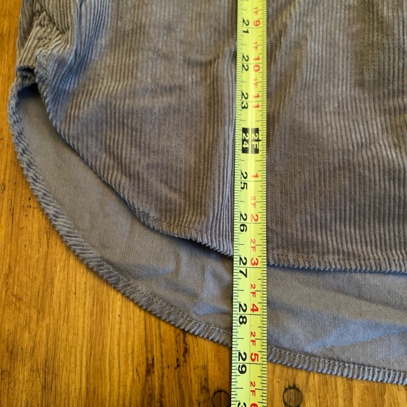 LOFT Everyday Oversized Courdoroy Pocket Shirt - Like New - Picture 9 of 14